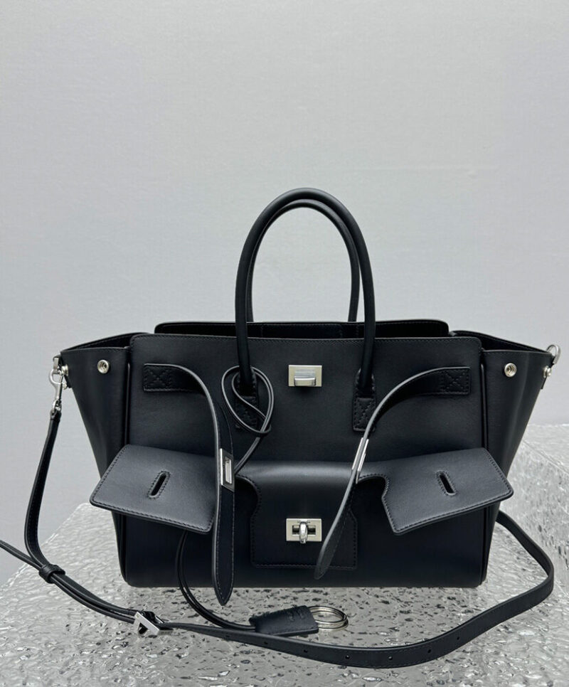 Balenciaga Bel Air Small Carry All Bag Black